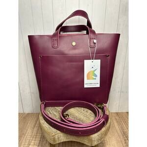 Portland Leather Mini Crossbody Bag LOLLIPOP Unicorn Burgundy Purple Brown